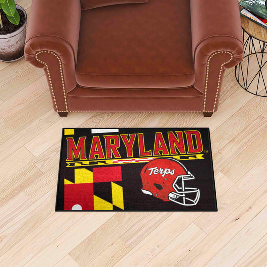 Maryland Terrapins Starter Mat Accent Rug - 19in. x 30in.