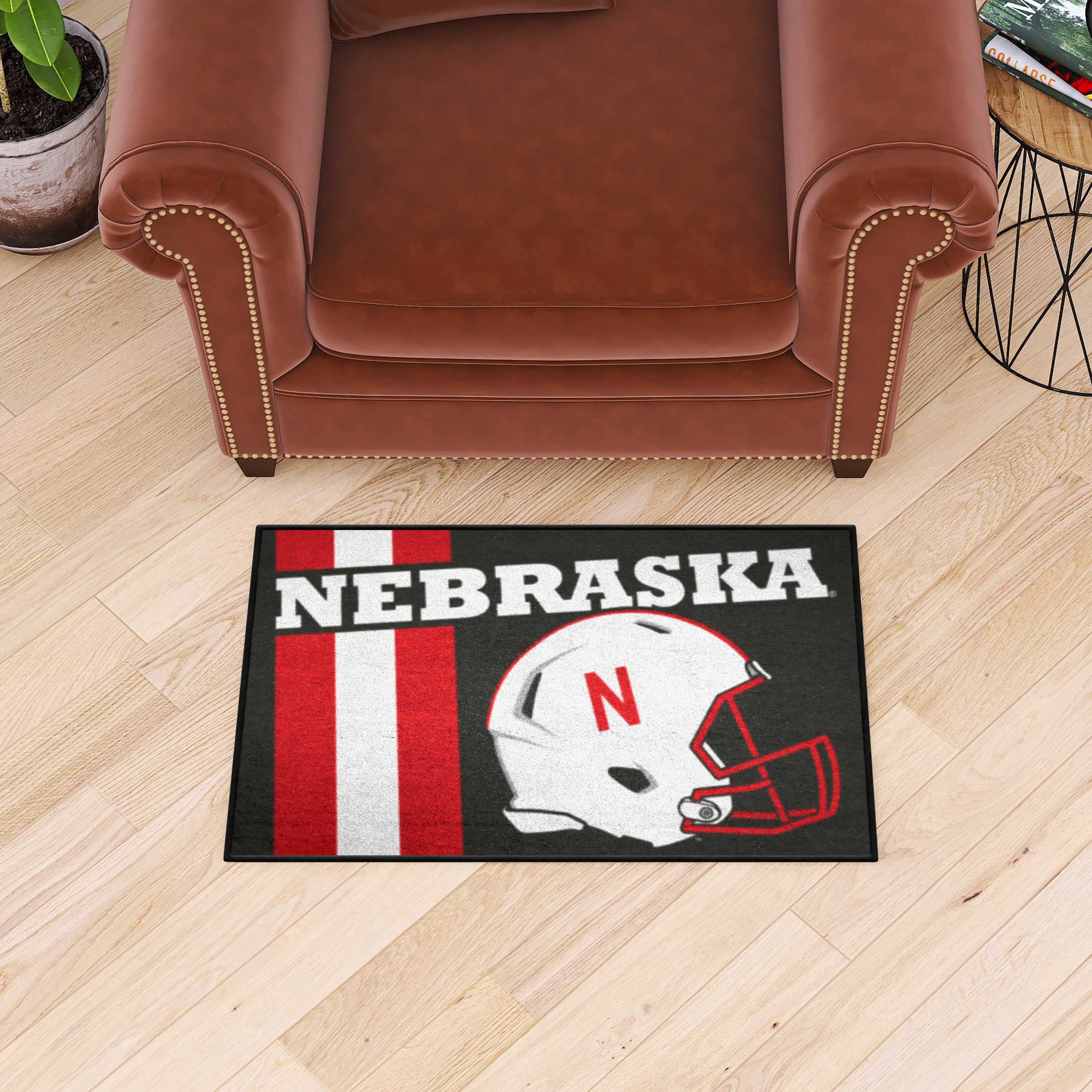 Nebraska Cornhuskers Starter Mat Accent Rug - 19in. x 30in. - Nebraska