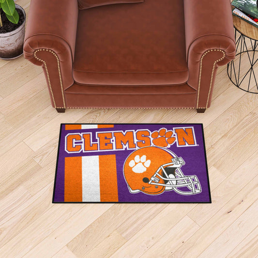 Clemson Tigers Starter Mat Accent Rug - 19in. x 30in., Uniform Design - Clemson