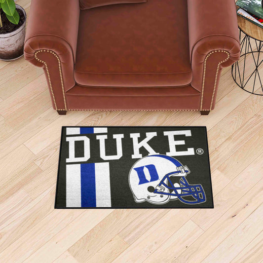 Alfombra decorativa inicial Duke Blue Devils - 19 x 30 pulgadas.