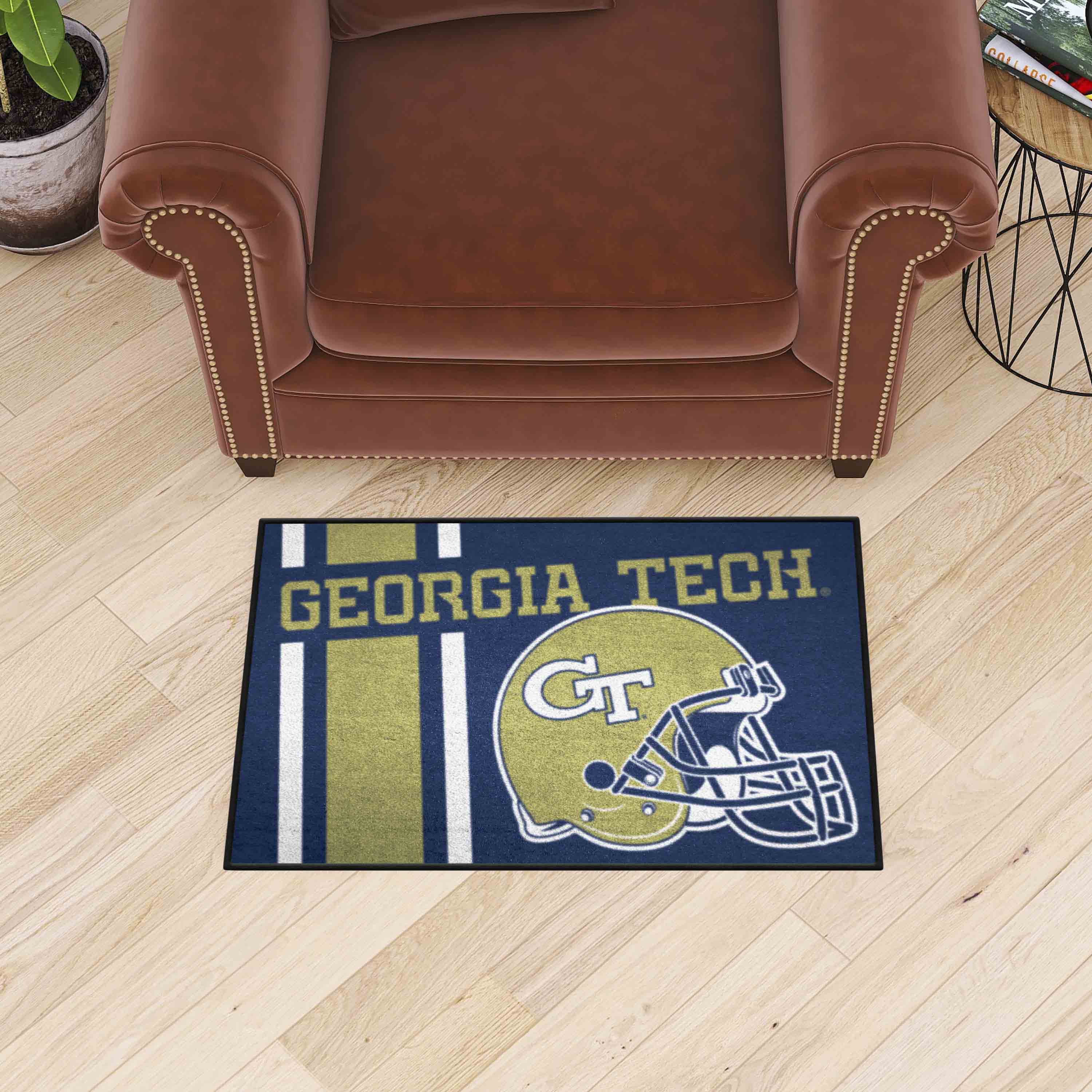 Georgia Tech Yellow Jackets Starter Mat Accent Rug - 19in. x 30in.