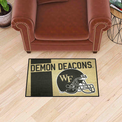 Alfombra decorativa de inicio Wake Forest Demon Deacons - 19 x 30 pulgadas.