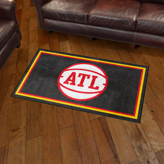 Atlanta Hawks 3ft. x 5ft. Plush Area Rug