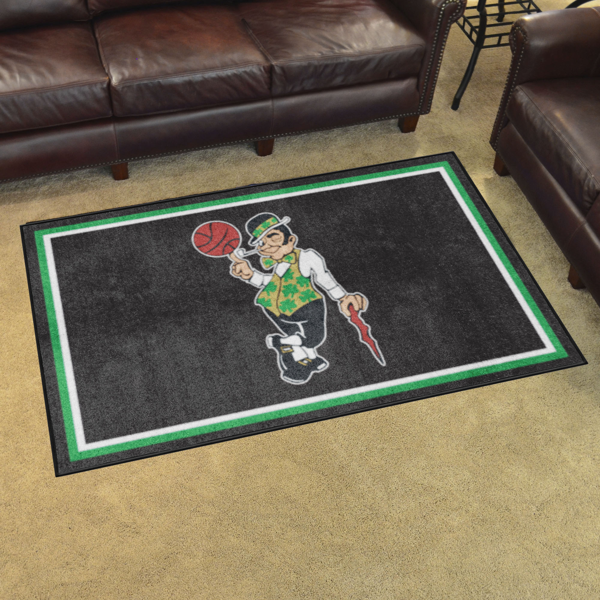 Boston Celtics 4ft. x 6ft. Plush Area Rug - Boston Celtics