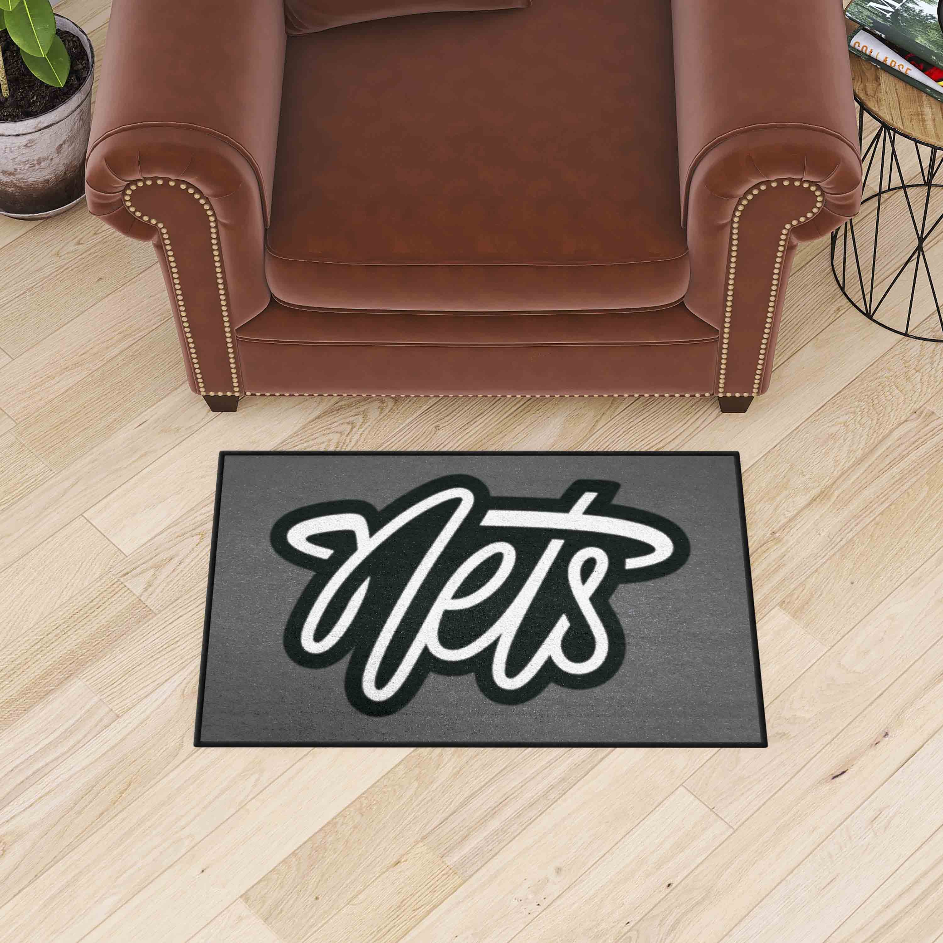 Brooklyn Nets Starter Mat Accent Rug - 19in. x 30in. - Brooklyn Nets