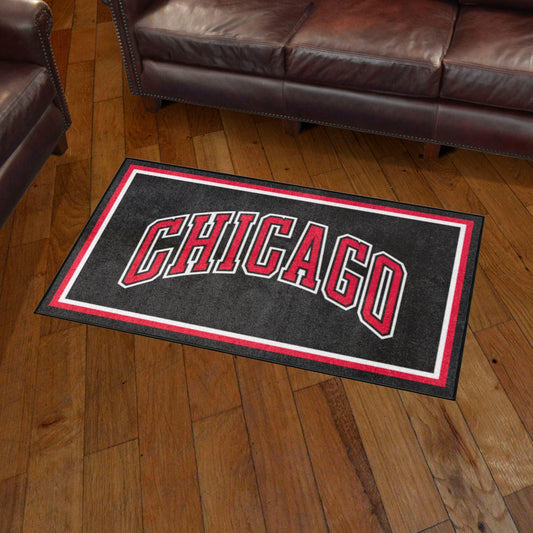 Chicago Bulls 3ft. x 5ft. Plush Area Rug - Chicago Bulls