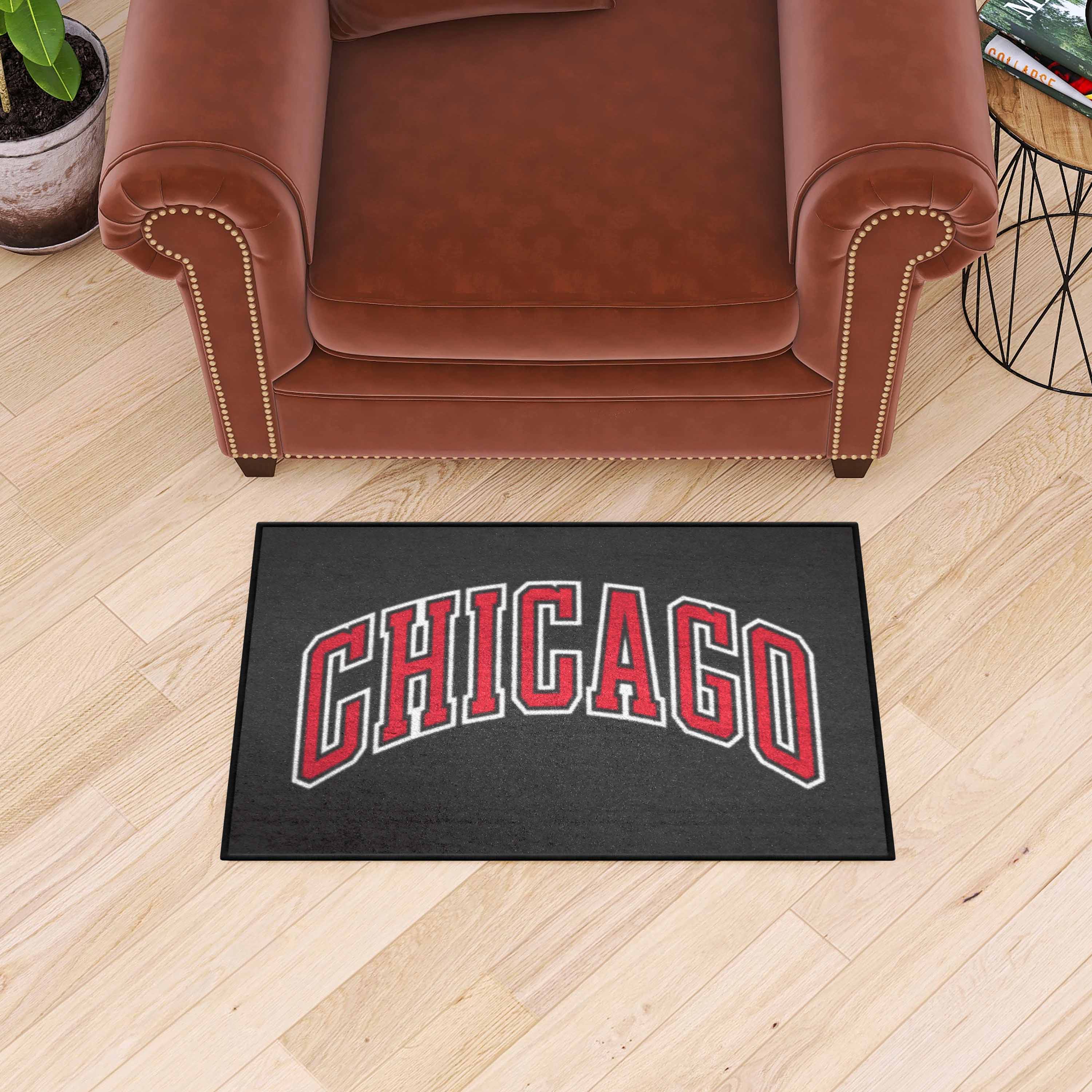 Chicago Bulls Starter Mat Accent Rug - 19in. x 30in. - Chicago Bulls