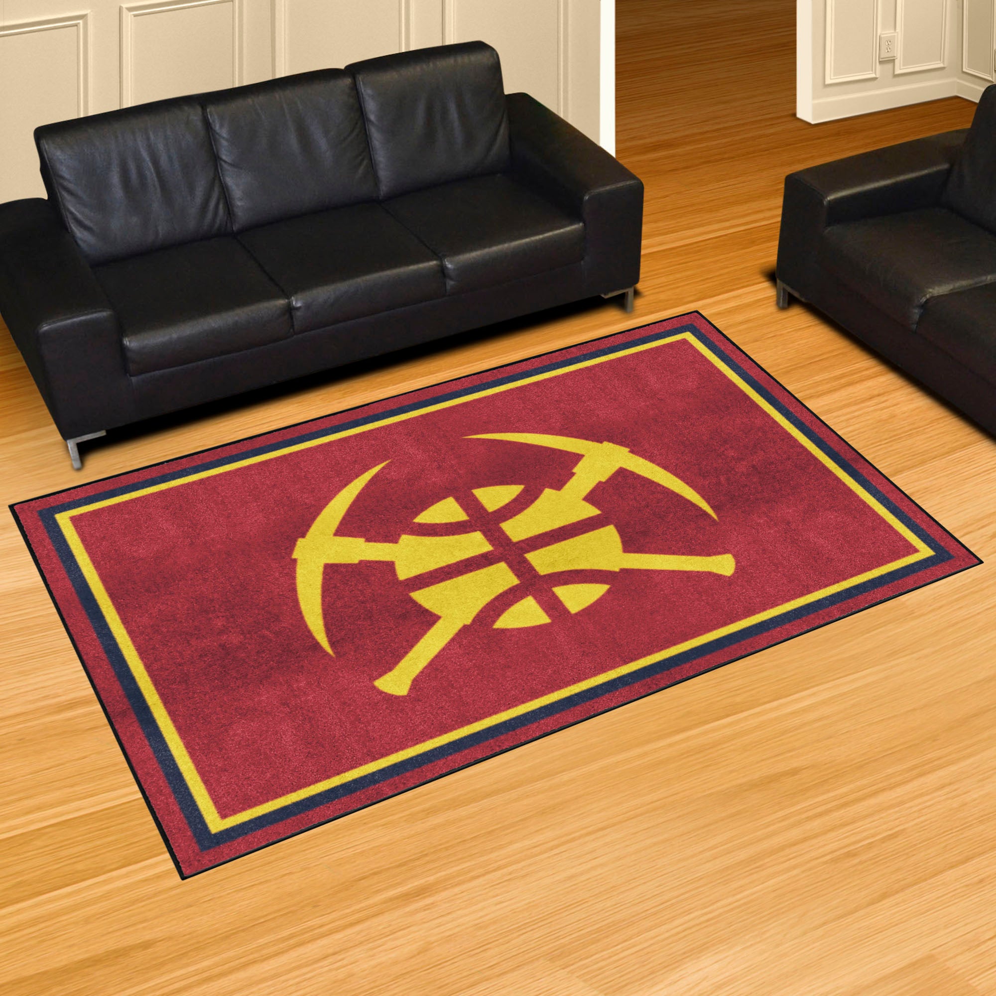 Denver Nuggets 5ft. x 8 ft. Plush Area Rug