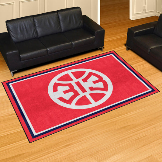 Detroit Pistons 5ft. x 8 ft. Plush Area Rug