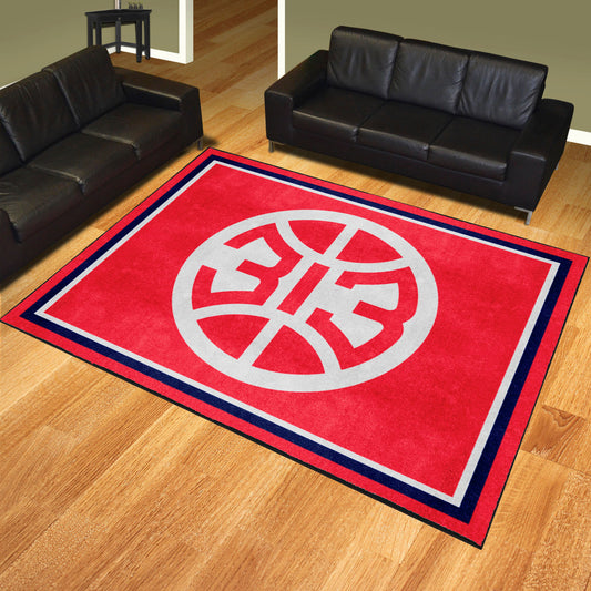 Detroit Pistons 8ft. x 10 ft. Plush Area Rug