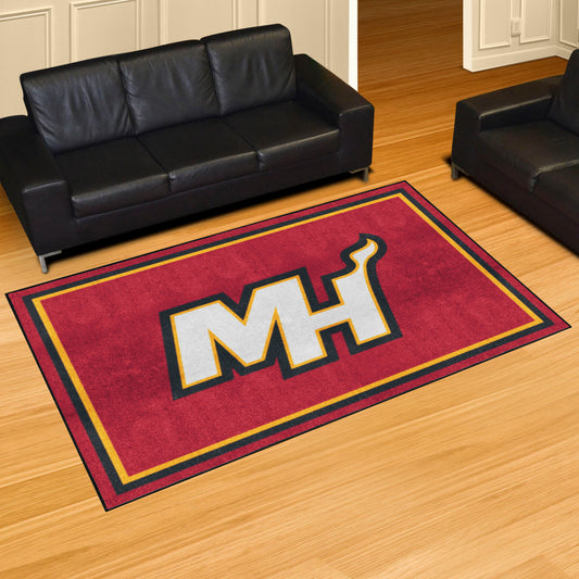 Miami Heat 5ft. x 8 ft. Plush Area Rug