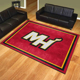 Miami Heat 8ft. x 10 ft. Plush Area Rug