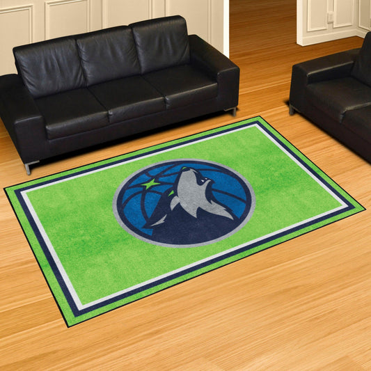 Minnesota Timberwolves 5ft. x 8 ft. Plush Area Rug