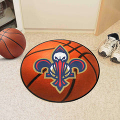 New Orleans Pelicans Basketball Rug - 27in. Diameter