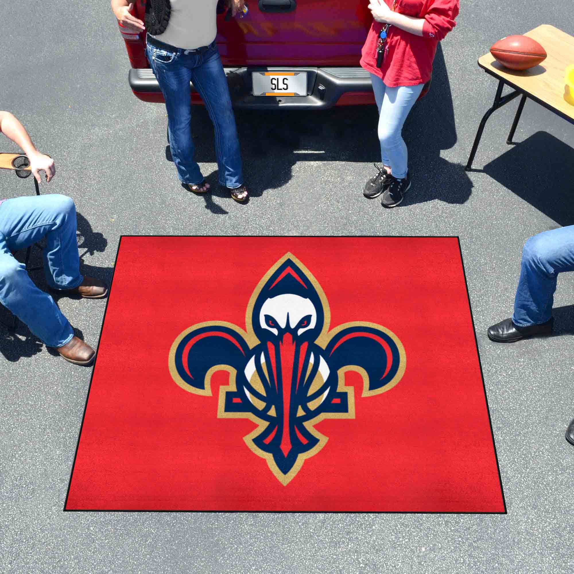 New Orleans Pelicans Tailgater Rug - 5ft. x 6ft. - New Orleans Pelicans