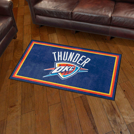 Oklahoma City Thunder 3ft. x 5ft. Plush Area Rug - Oklahoma City Thunder