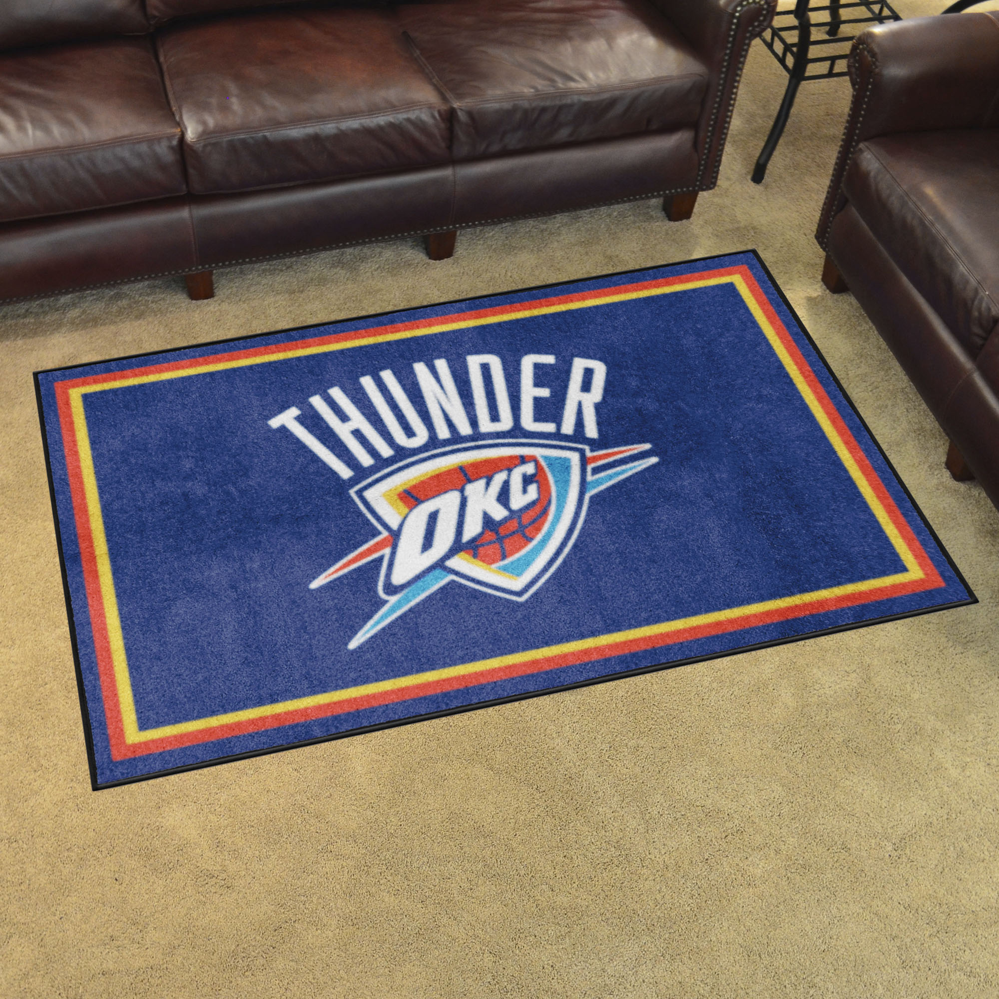 Oklahoma City Thunder 4ft. x 6ft. Plush Area Rug - Oklahoma City Thunder