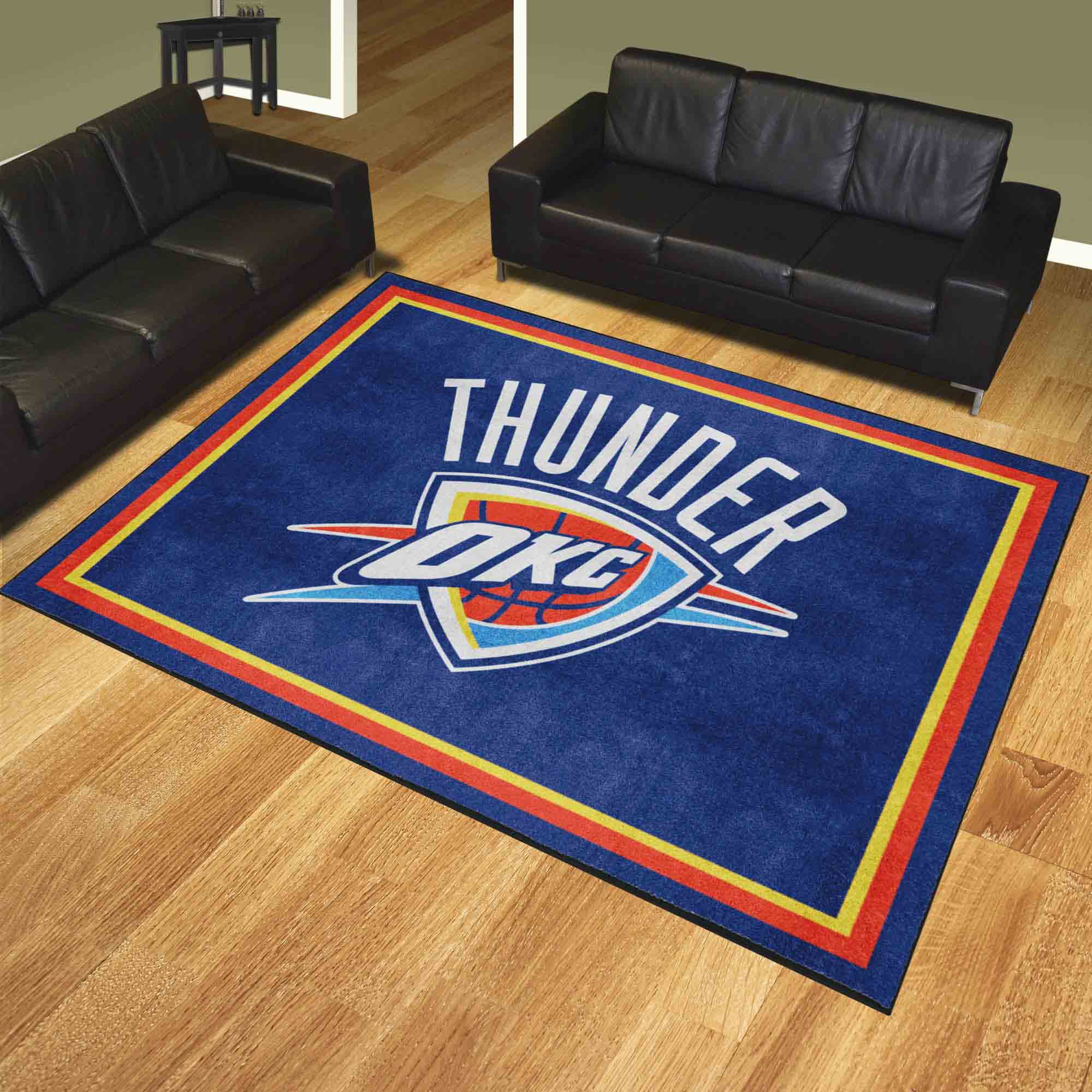 Oklahoma City Thunder 8ft. x 10 ft. Plush Area Rug - Oklahoma City Thunder