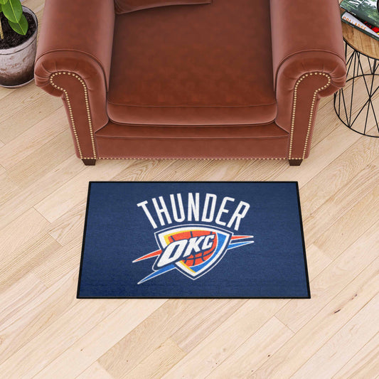 Oklahoma City Thunder Starter Mat Accent Rug - 19in. x 30in.