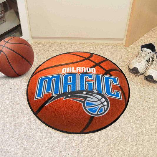 Orlando Magic Basketball Rug - 27in. Diameter