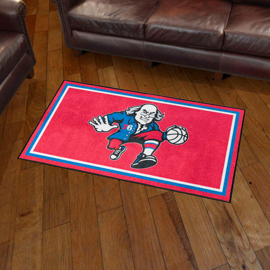 Philadelphia 76ers 3ft. x 5ft. Plush Area Rug