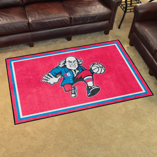 Philadelphia 76ers 4ft. x 6ft. Plush Area Rug