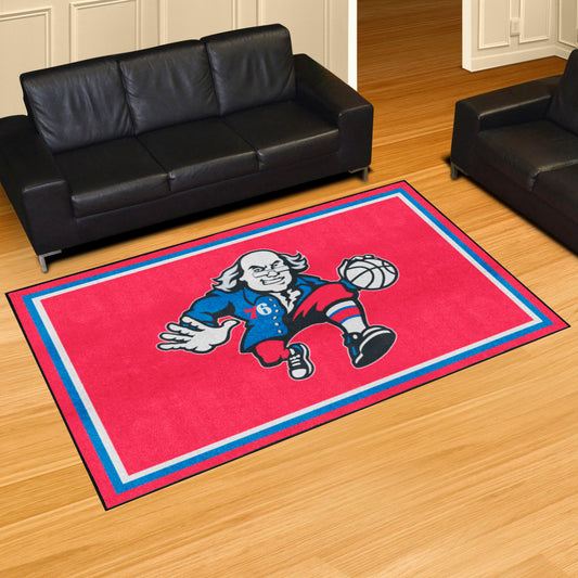 Philadelphia 76ers 5ft. x 8 ft. Plush Area Rug