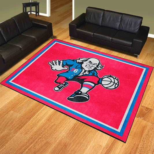 Philadelphia 76ers 8ft. x 10 ft. Plush Area Rug