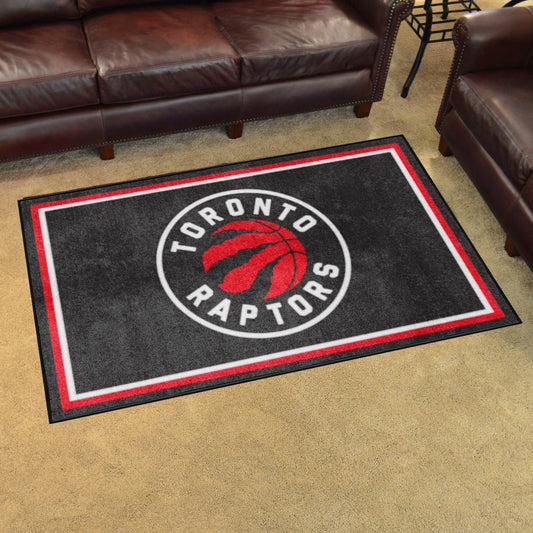 Toronto Raptors 4ft. x 6ft. Plush Area Rug