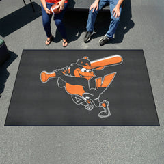 Baltimore Orioles Ulti-Mat Rug - 5ft. x 8ft. - Retro Collection - Baltimore Orioles