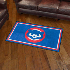 Chicago Cubs 3ft. x 5ft. Plush Area Rug - Retro Collection - Chicago Cubs