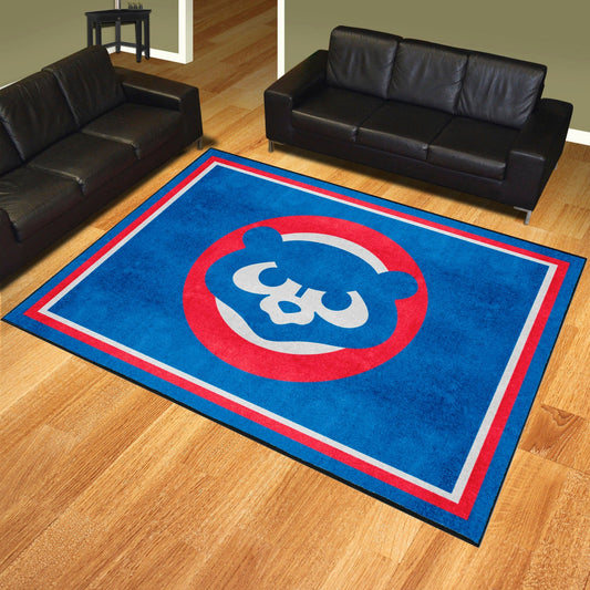 Chicago Cubs 8ft. x 10 ft. Plush Area Rug - Retro Collection - Chicago Cubs