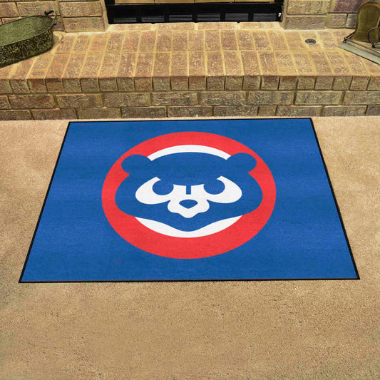 Chicago Cubs All-Star Rug - 34 in. x 42.5 in. - Retro Collection - Chicago Cubs