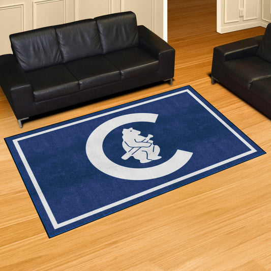 Chicago Cubs 5ft. x 8 ft. Plush Area Rug - Retro Collection - Chicago Cubs