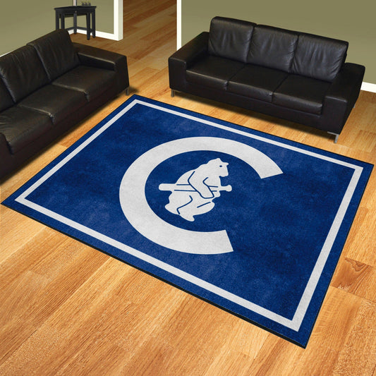 Chicago Cubs 8ft. x 10 ft. Plush Area Rug - Retro Collection - Chicago Cubs