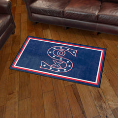 Chicago White Sox 3ft. x 5ft. Plush Area Rug - Retro Collection - Chicago White Sox