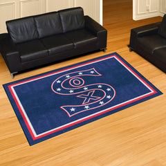 Chicago White Sox 5ft. x 8 ft. Plush Area Rug - Retro Collection - Chicago White Sox