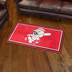 Cincinnati Reds 3ft. x 5ft. Plush Area Rug - Retro Collection