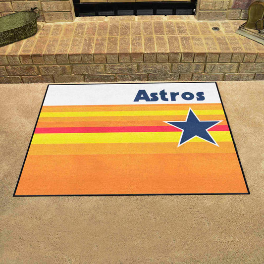 Houston Astros All-Star Rug - 34 in. x 42.5 in. - Retro Collection - Houston Astros