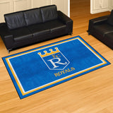 Kansas City Royals 5ft. x 8 ft. Plush Area Rug - Retro Collection