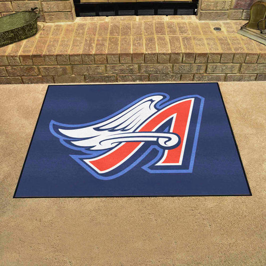 Alfombra All-Star de los Anaheim Angels - 34 x 42,5 pulgadas - Colección Retro