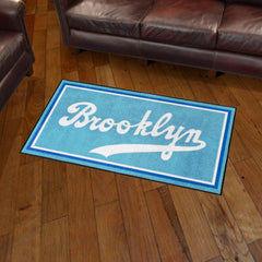 Brooklyn Dodgers 3ft. x 5ft. Plush Area Rug - Retro Collection - Brooklyn Dodgers