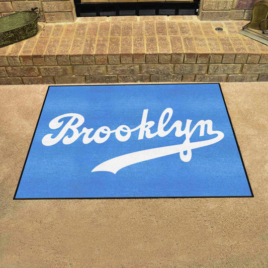 Brooklyn Dodgers All-Star Rug - 34 in. x 42.5 in. - Retro Collection