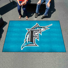 Florida Marlins Ulti-Mat Rug - 5ft. x 8ft. - Retro Collection