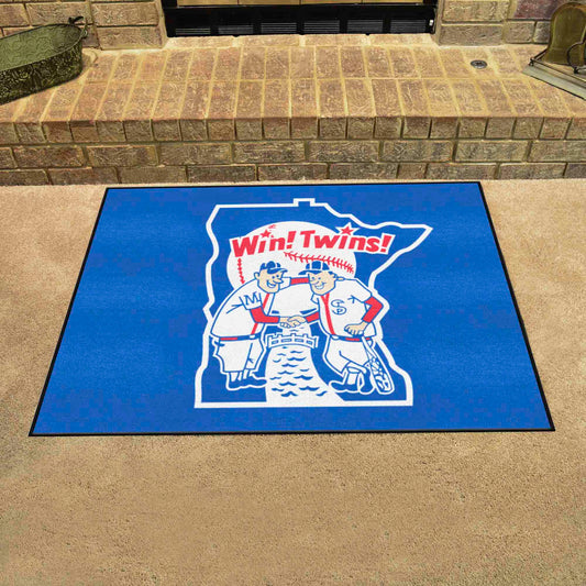 Minnesota Twins All-Star Rug - 34 in. x 42.5 in. - Retro Collection - Minnesota Twins