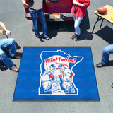 Minnesota Twins Tailgater Rug - 5ft. x 6ft. - Retro Collection - Minnesota Twins