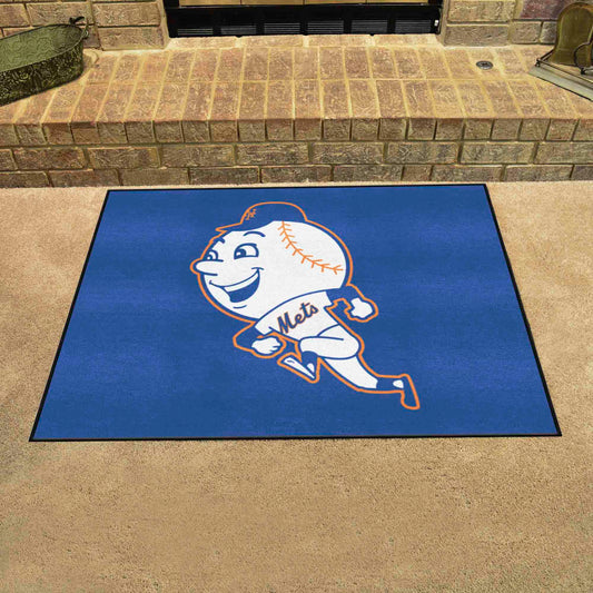 New York Mets All-Star Rug - 34 in. x 42.5 in. - Retro Collection - New York Mets