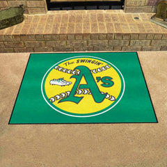 Oakland Athletics All-Star Rug - 34 in. x 42.5 in. - Retro Collection