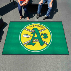 Oakland Athletics Ulti-Mat Rug - 5ft. x 8ft. - Retro Collection