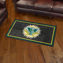 Oakland Athletics 3ft. x 5ft. Plush Area Rug - Retro Collection - Oakland Athletics